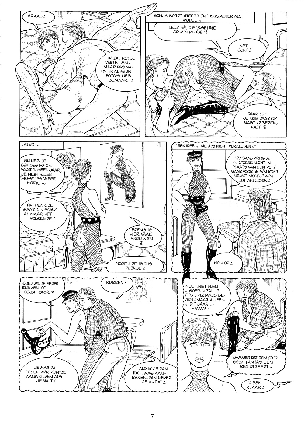 Weinlese-Comic - Bondage Lust #40775165