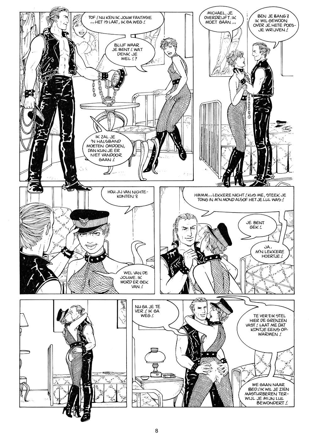 Weinlese-Comic - Bondage Lust #40775173
