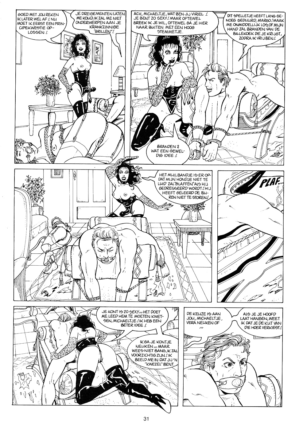 Weinlese-Comic - Bondage Lust #40775413