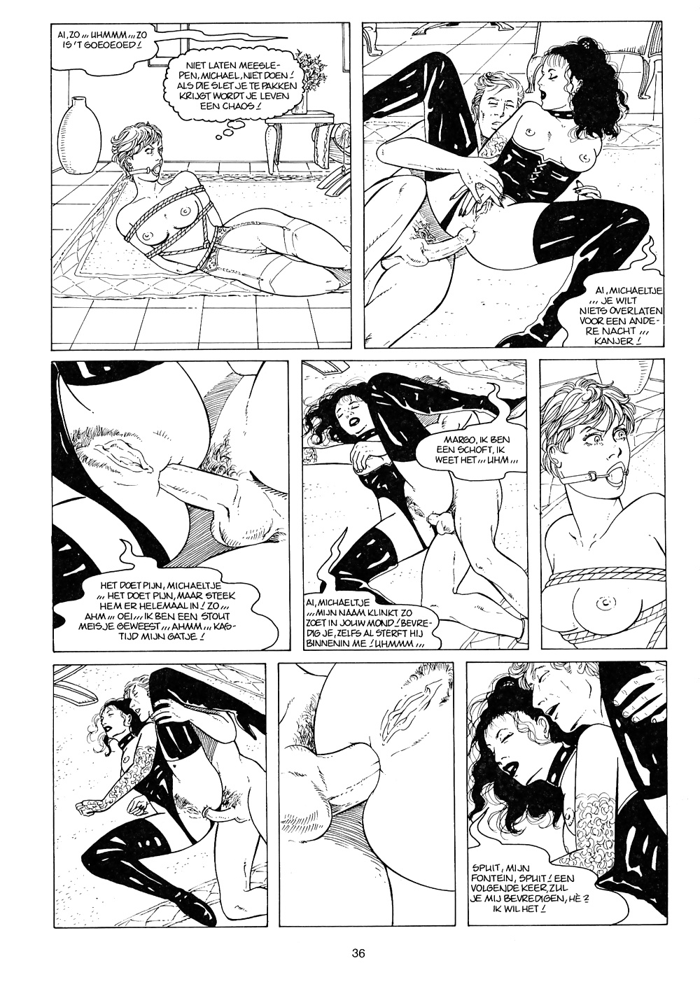 Weinlese-Comic - Bondage Lust #40775472