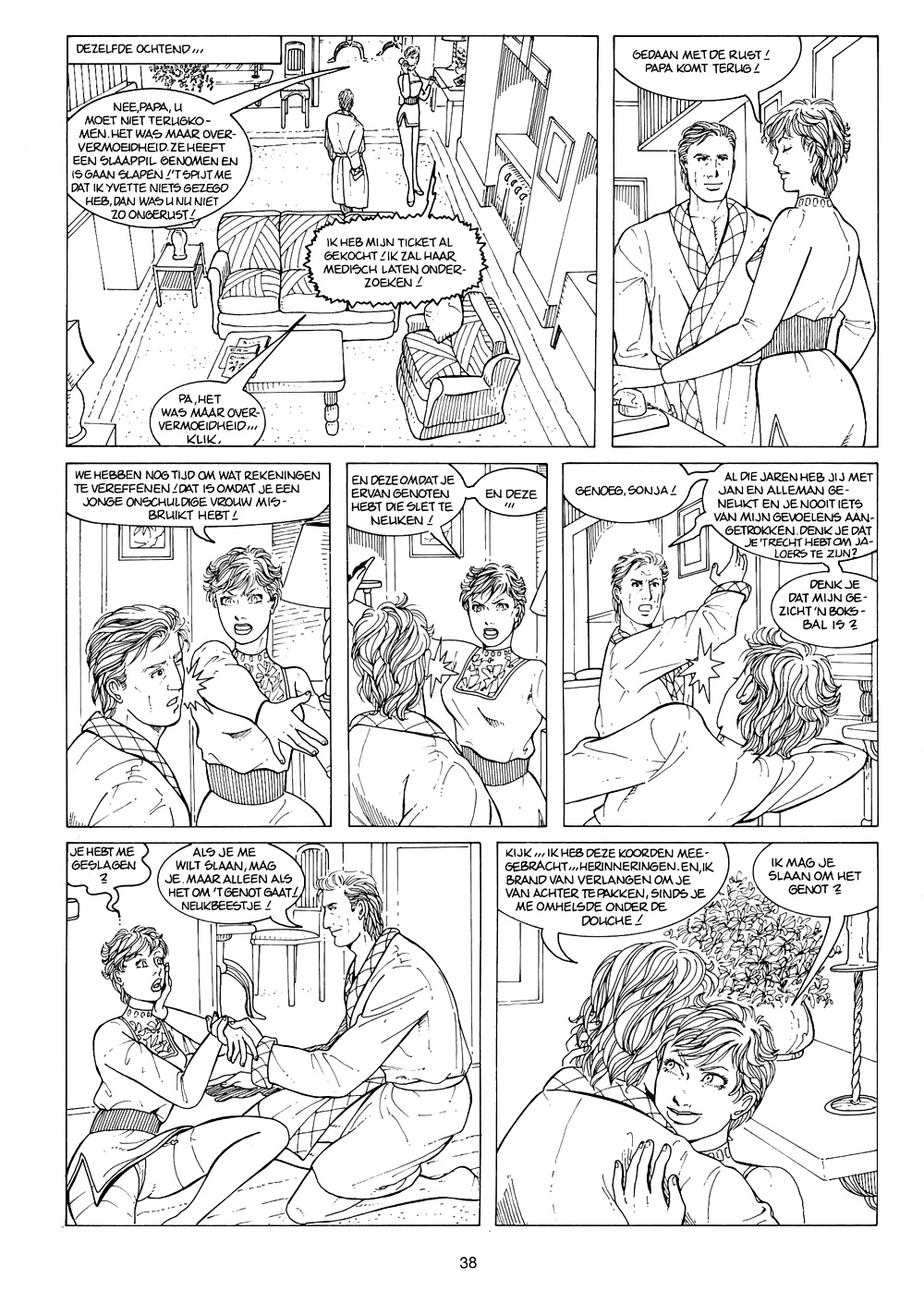 Weinlese-Comic - Bondage Lust #40775493