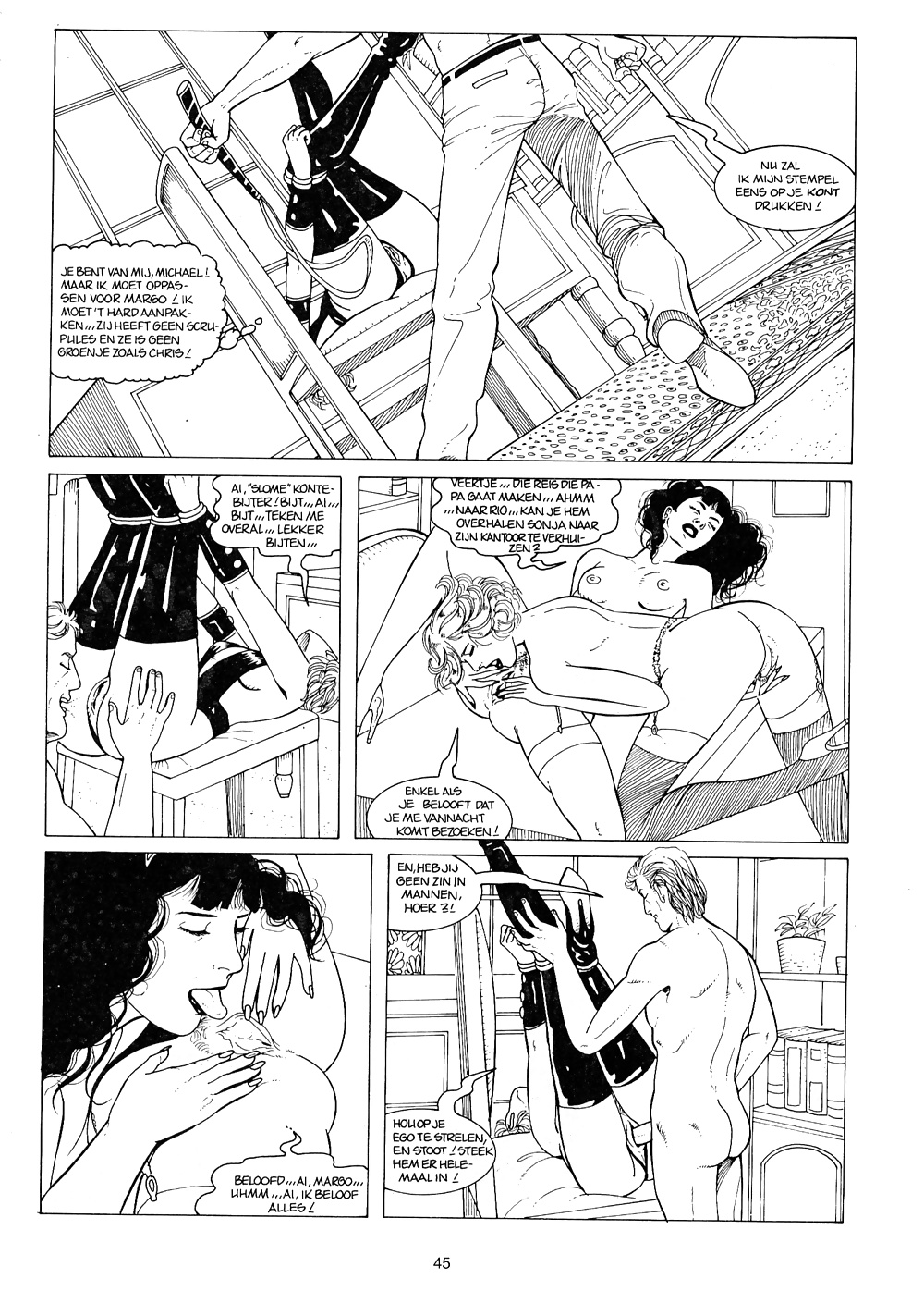 Weinlese-Comic - Bondage Lust #40775572