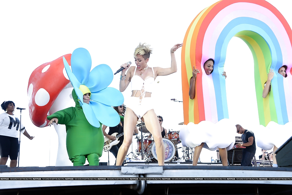 Sexy Miley Cyrus performance at iheartradio September 2013  #23902802