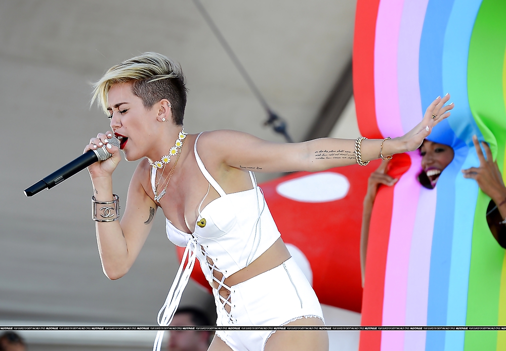 Sexy Miley Cyrus performance at iheartradio September 2013  #23902837