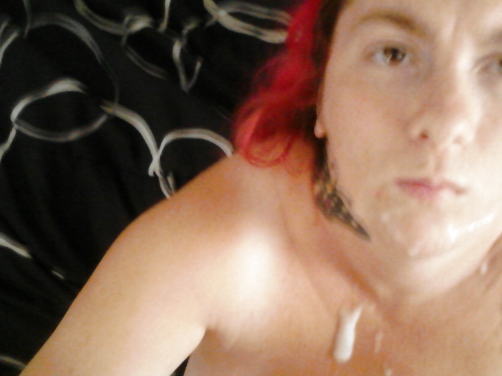Hubby cummed on my face and chest  #32512520