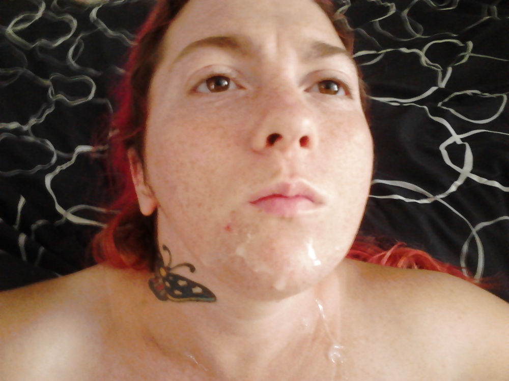 Hubby cummed on my face and chest  #32512538