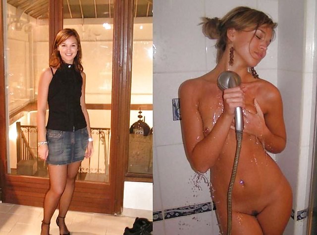 Teens dressed undressed Before and after #36421717