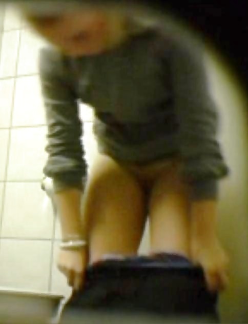 Blonde teen spy toilet shower hidden voyeur #27117927