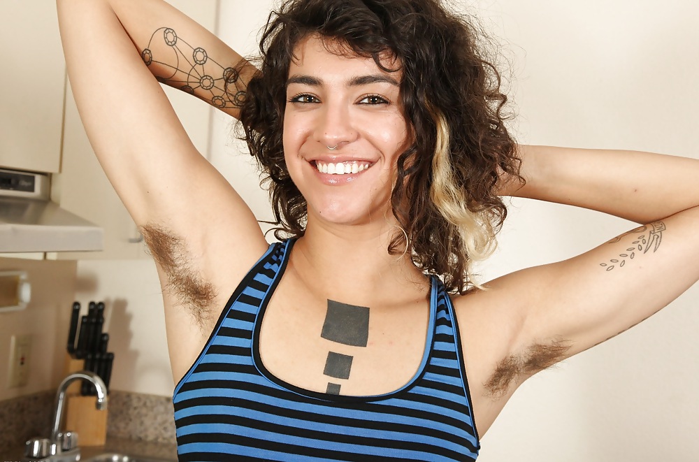 Miscellaneous girls showing hairy, unshaven armpits 3 #36174391