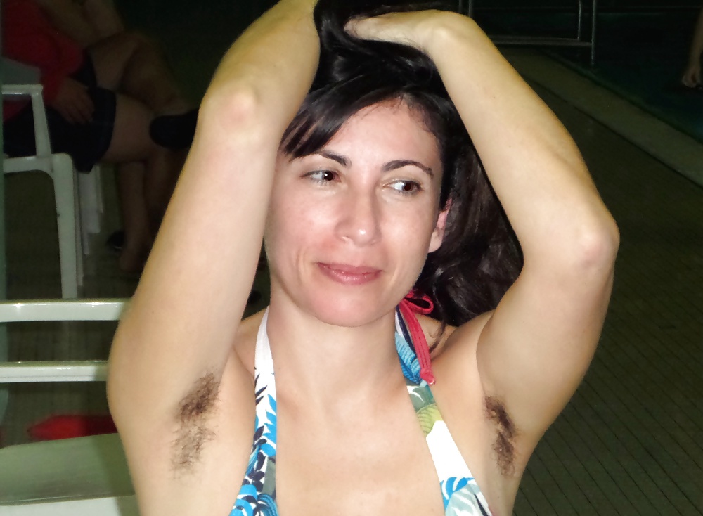 Amateur hairy armpits mature at the swimming pool #27326347