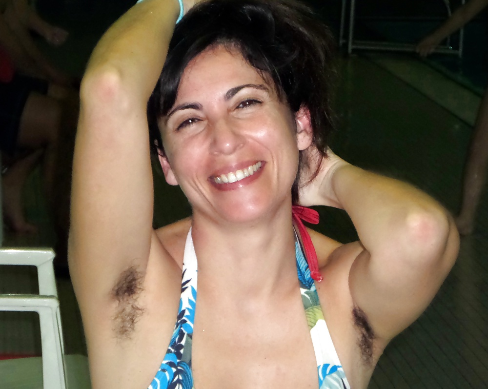 Amateur hairy armpits mature at the swimming pool #27326355