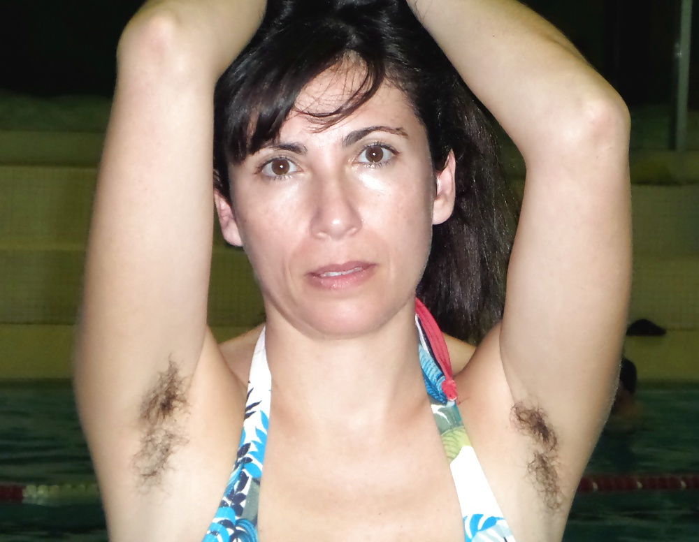 Amateur hairy armpits mature at the swimming pool #27326369
