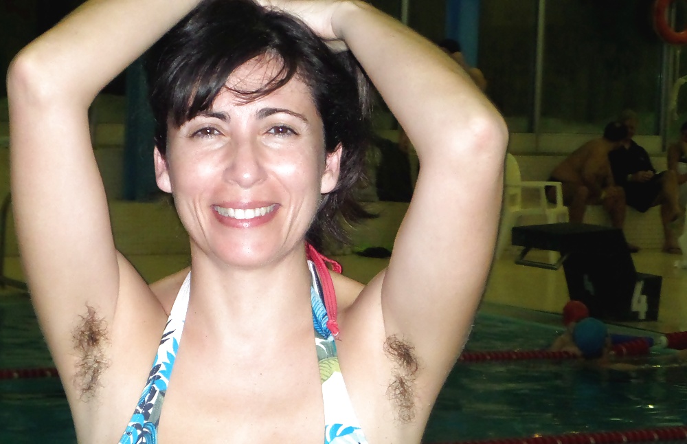 Amateur hairy armpits mature at the swimming pool #27326380