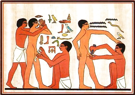 Ancient Egyptian shaving #30333534