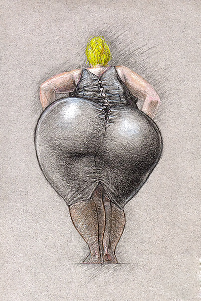 Mature bbw with big ass! Drawings! #40237691