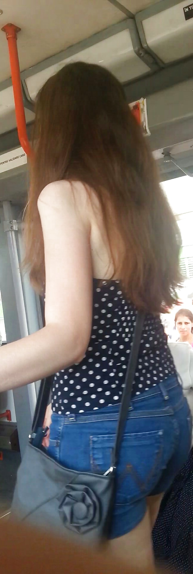 Spy sexy teens in bus rumeno
 #27396357