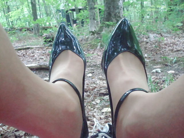 Shoe Horny Out in the Woods #40517805