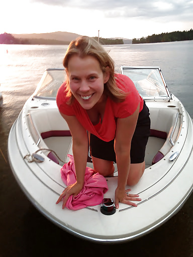 Jenny Having Fun On The Lake #28926404