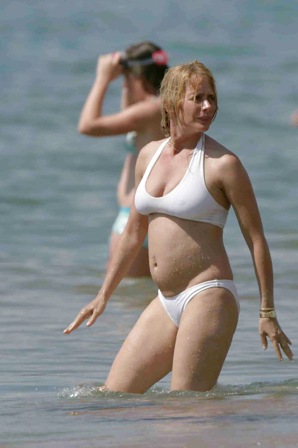 Rosanna Arquette at the beach #32925029