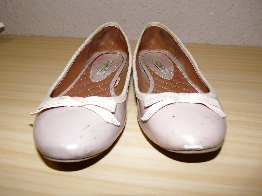 Wifes Bien Usés Ballerines Manquent Nu Flats Shoes1 #23264702