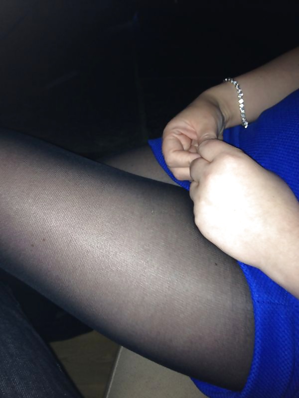 Girlfriend's nylon legs #24871943
