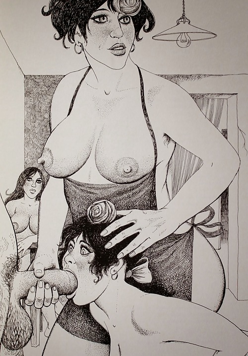 Erotische Kunst - Zeichnungen - Skizzen - Skizzen - Gemälde #34195940