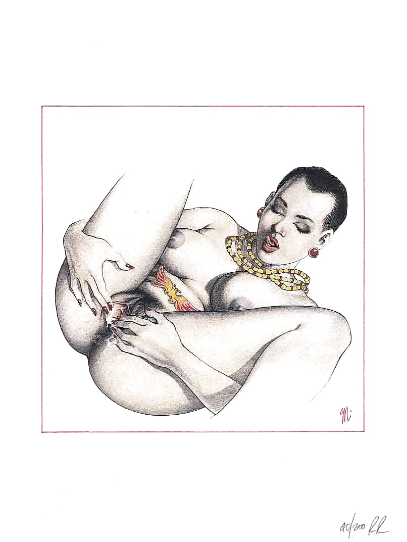 Arte erotica - disegni - skizzen - schizzi - dipinti
 #34196064