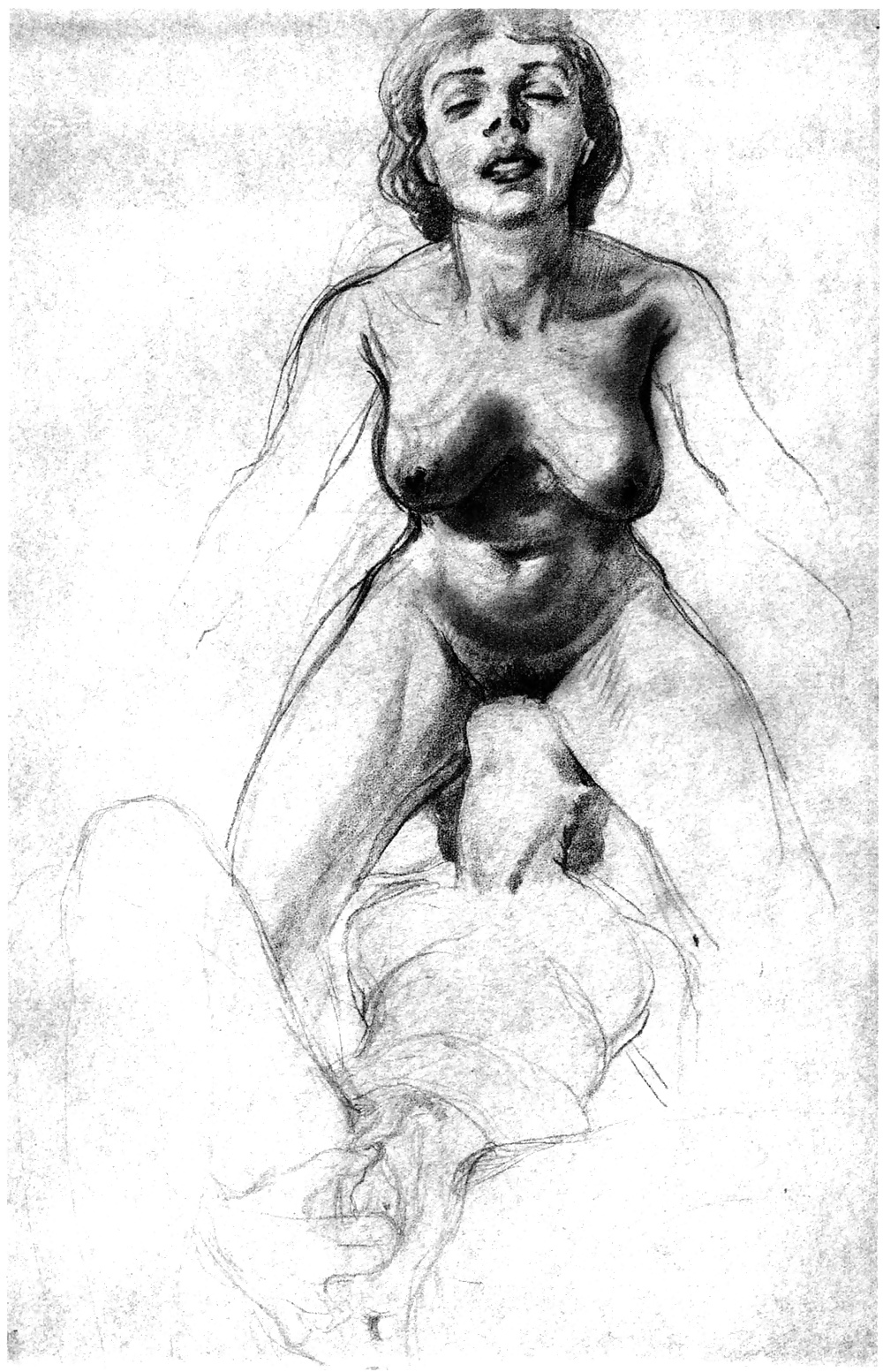 Erotische Kunst - Zeichnungen - Skizzen - Skizzen - Gemälde #34196100