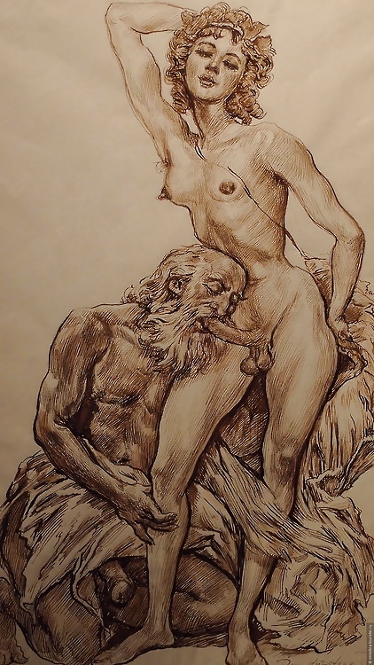 Erotic Art -  Drawings - Skizzen - Sketches - Paintings #34196200