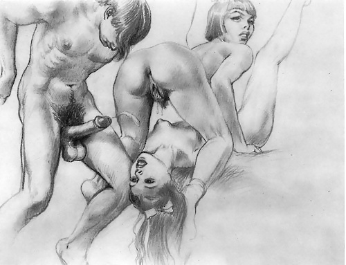 Erotische Kunst - Zeichnungen - Skizzen - Skizzen - Gemälde #34196269