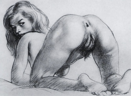 Erotische Kunst - Zeichnungen - Skizzen - Skizzen - Gemälde #34196274
