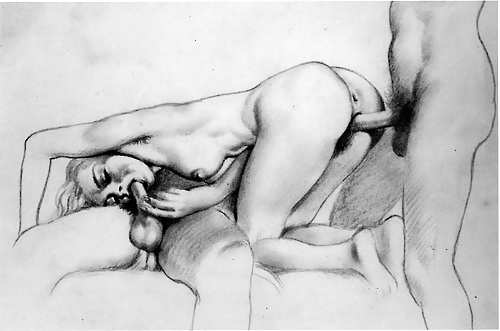 Erotische Kunst - Zeichnungen - Skizzen - Skizzen - Gemälde #34196324