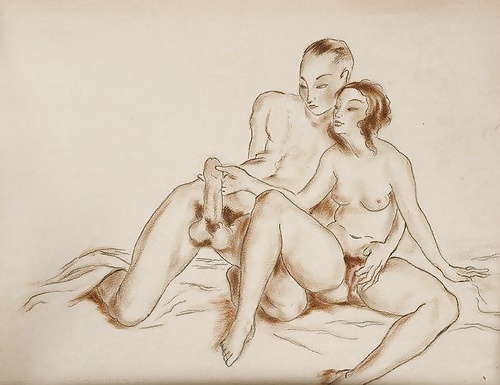 Erotische Kunst - Zeichnungen - Skizzen - Skizzen - Gemälde #34196420