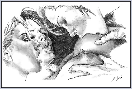 Erotische Kunst - Zeichnungen - Skizzen - Skizzen - Gemälde #34196422