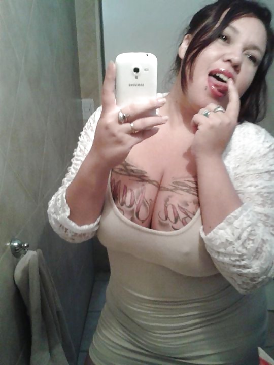 More of the sexy BBW tattoed with huge boobs from Argentina #34685161