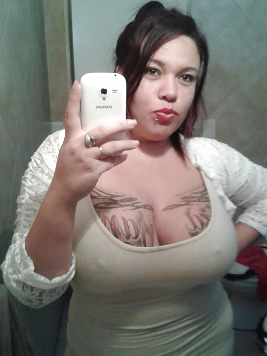 More of the sexy BBW tattoed with huge boobs from Argentina #34685165