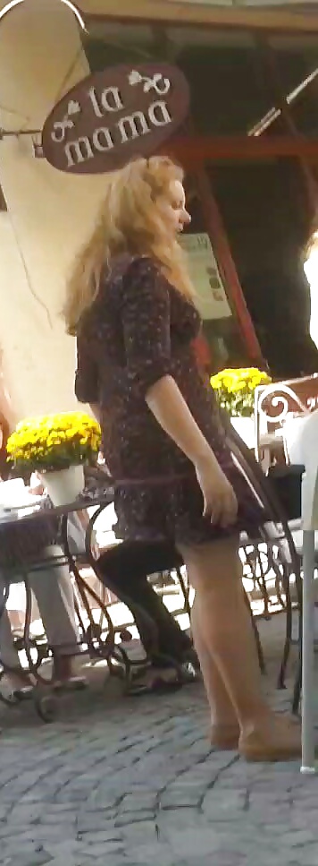 Spy sexy women in restaurant romanian #40875209