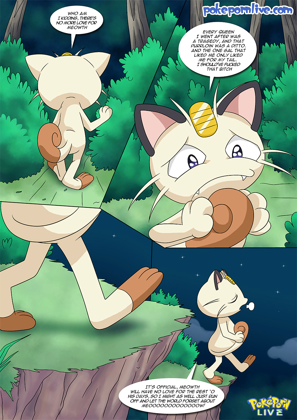 Pokeporn Live-die Meowth Katze #35303219