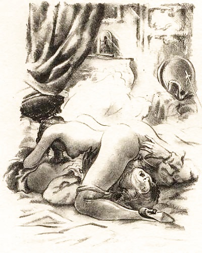 Vintage Erotic Drawings 13 #32840194