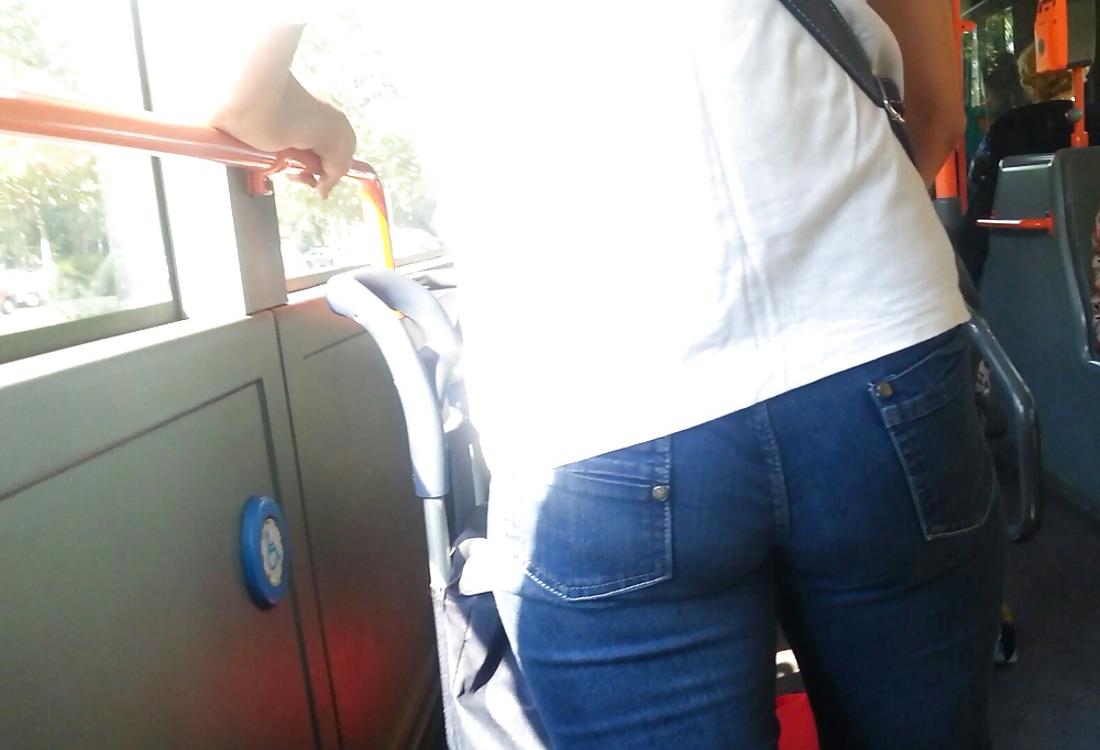 Spy sexy women old + young ass in bus and tram romanian #39522095