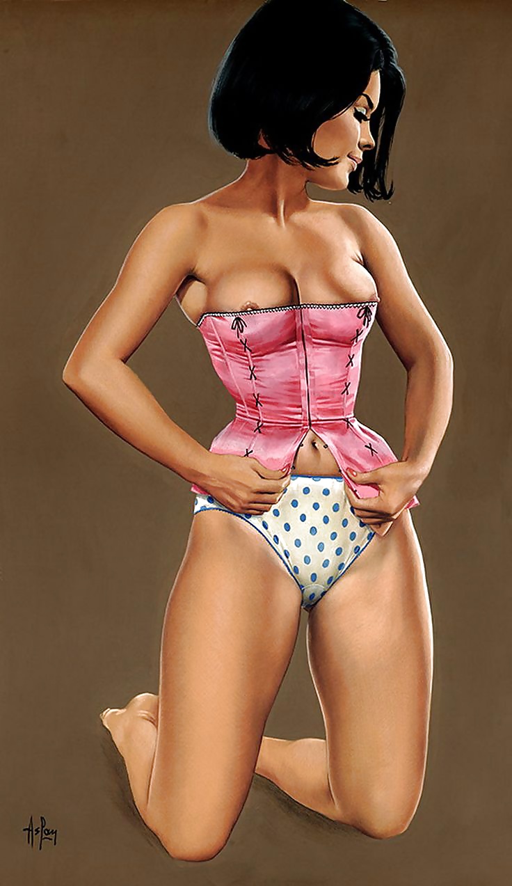 Pin-up art by alain aslan
 #27157083