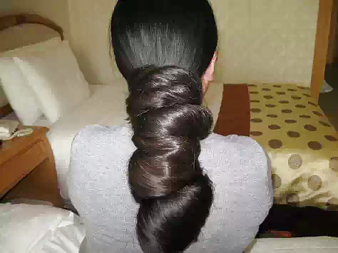 Sexy Indisches Langes Haar Brötchen #32006283
