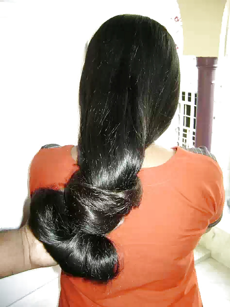 Sexy Indian Long Hair Buns #32006290