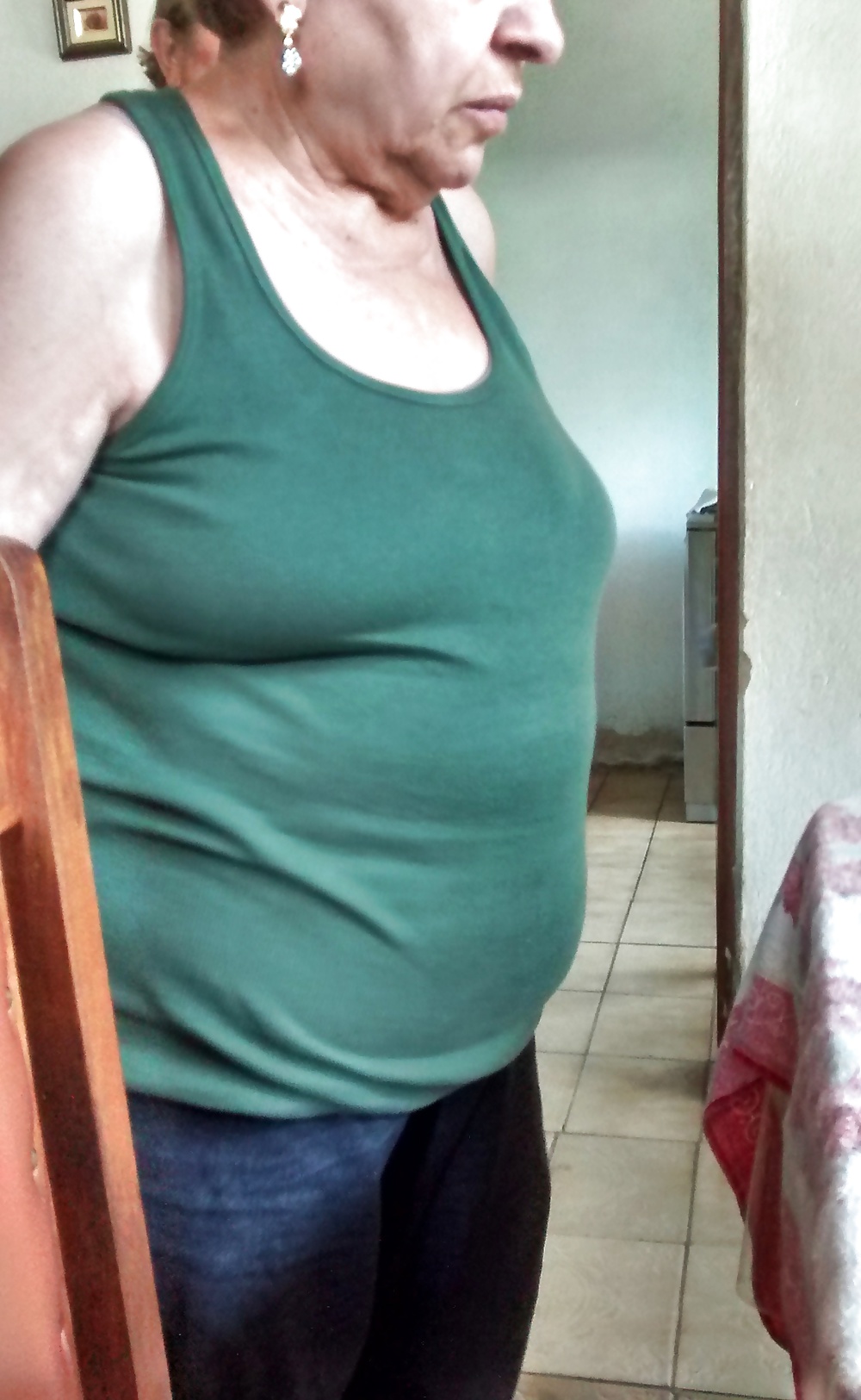 Mrs Janete 79 yo and her provacativ tits and belly part 2 #30042631