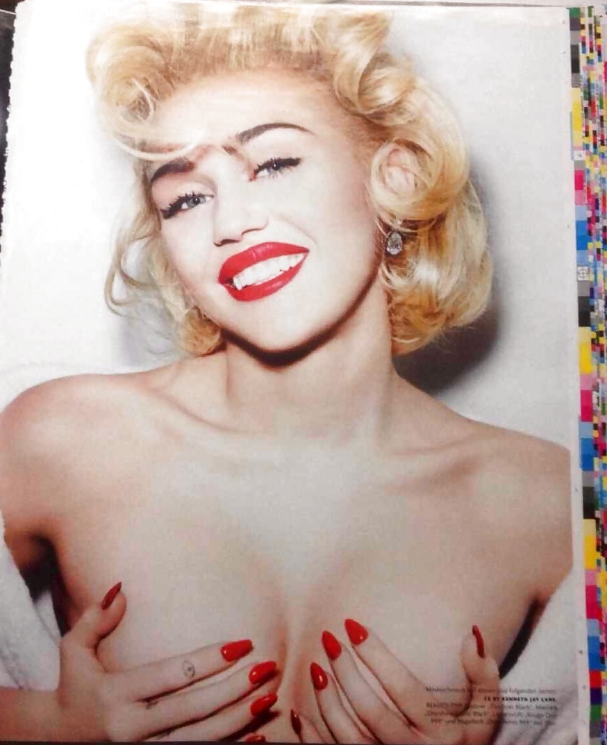 Miley Cyrus Leaked German Vogue  #24095698