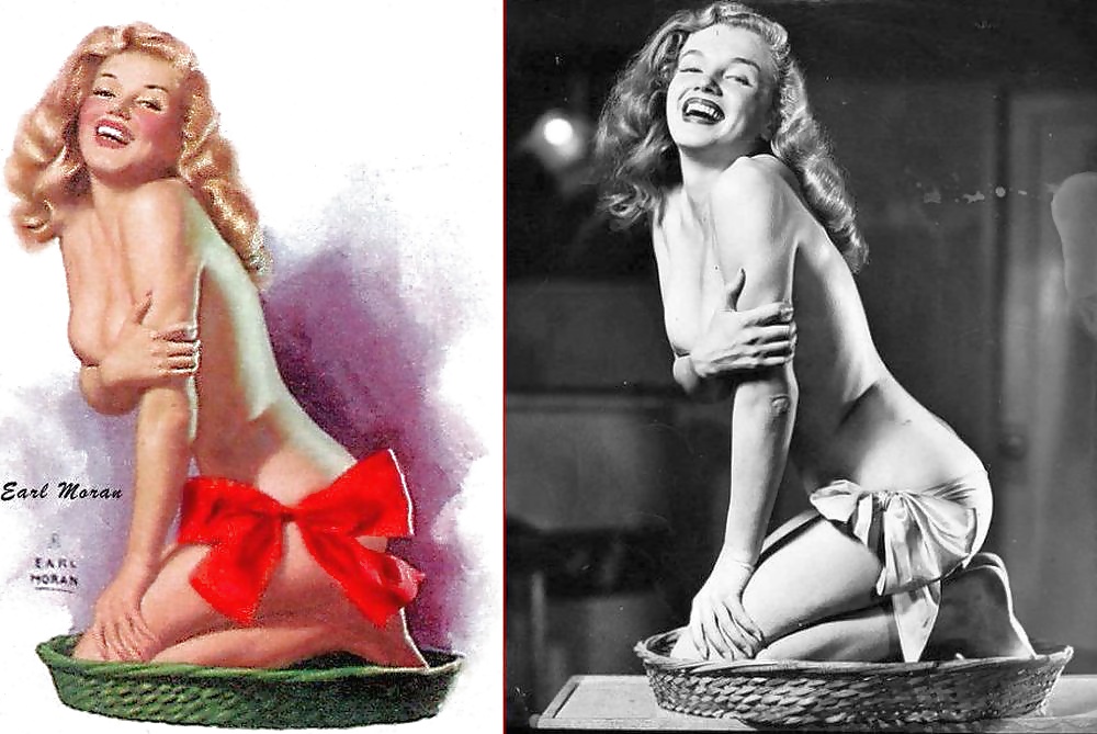 Pinup Marilyn undressed by Earl Moran #35393428