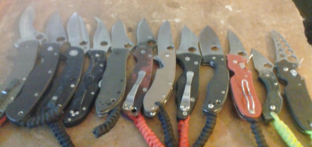 My spyderco knives  #29594919