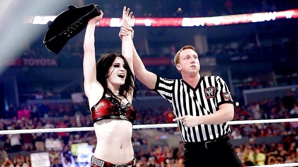 Paige at Summerslam very sexy belly #30603261