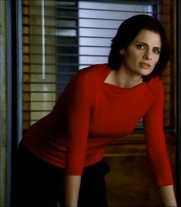 Stana Katic Castle Caps #26325009