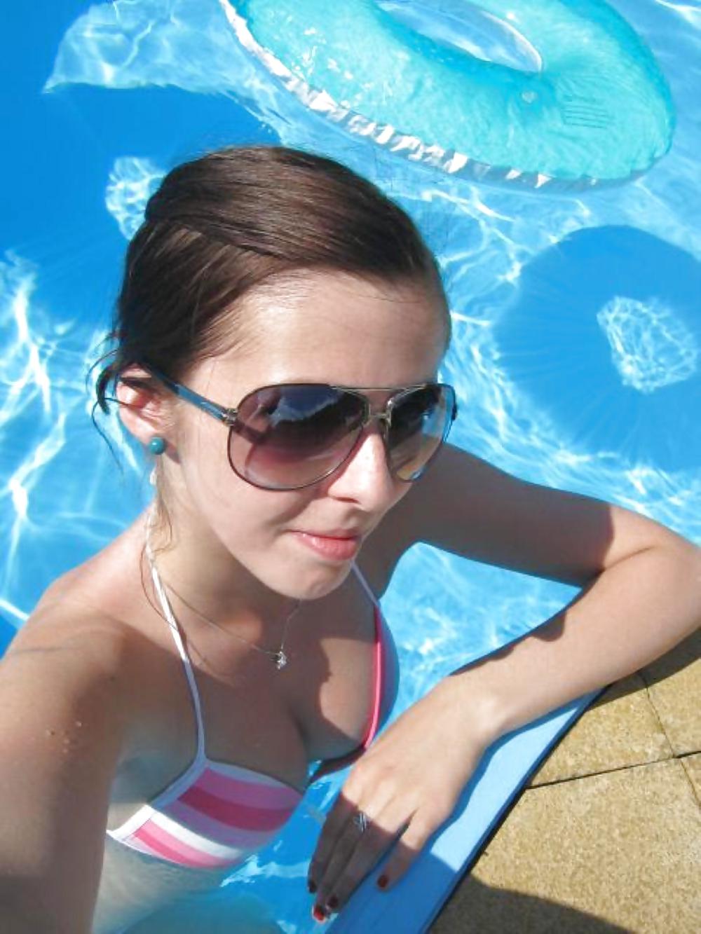 Hot Teens swimming and posing #23784676